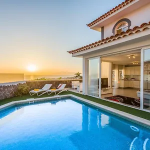 Villa Luxury White With Sea View, Heated Pool, Costa Adeje (Tenerife)